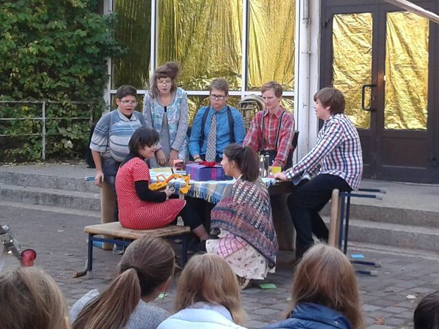 Szene aus dem Theaterprojekt